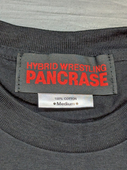 PANCRASE ロゴTシャツ②(ブラック×ブラック)