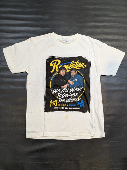 Tenryu Genichiro  & Ashura Hara 'Revolution 35th ANNIVERSARY' Picture T-shirt