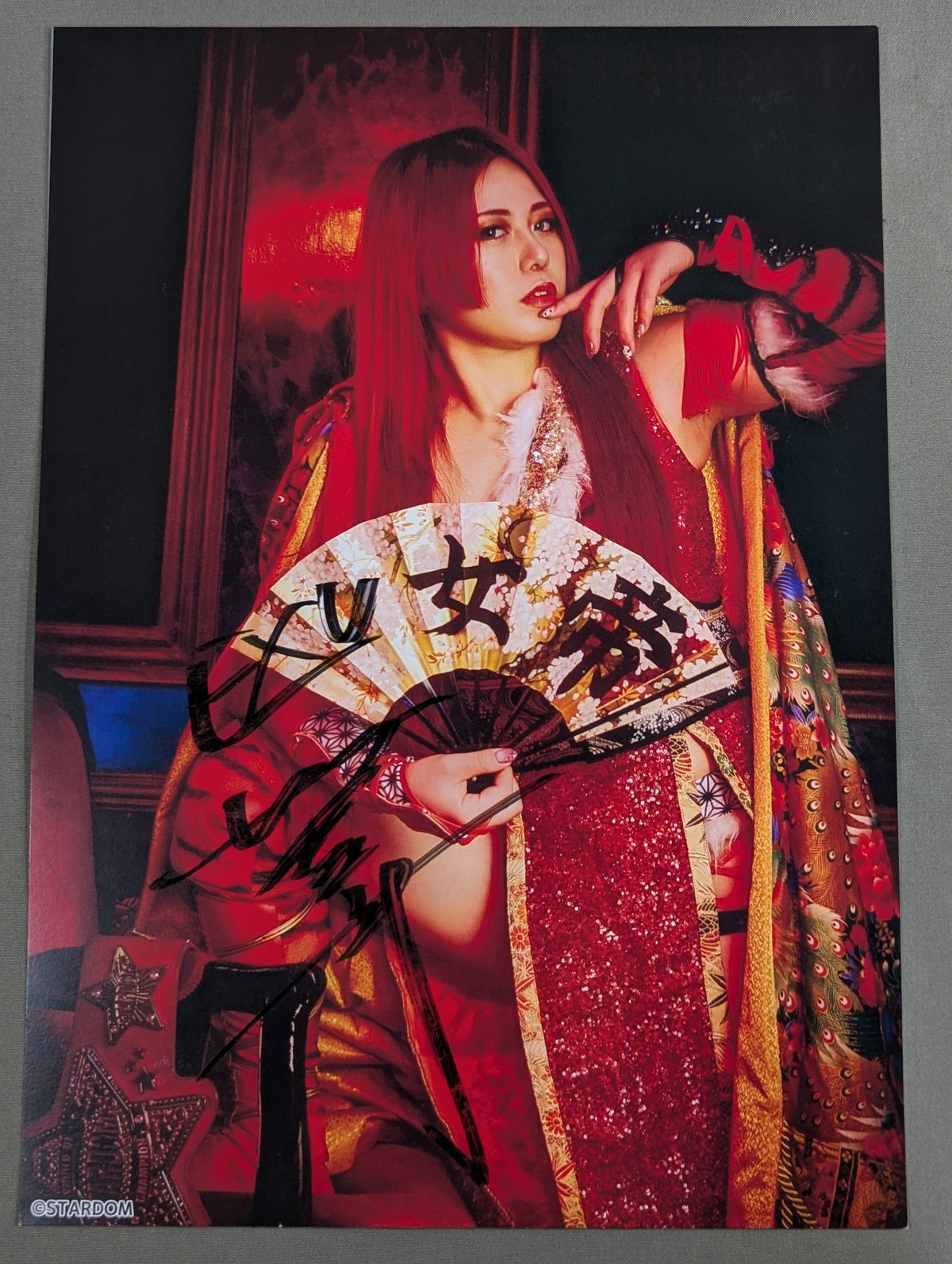 舞華 直筆サイン入り スターダムポートレート(U-8)