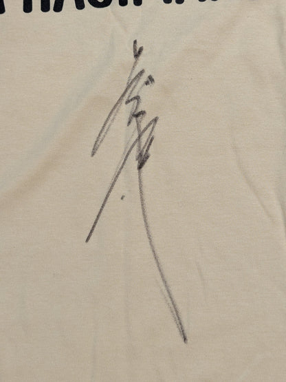 【直筆サイン入り】ディック東郷「モーニング」Tシャツ(クリーム)