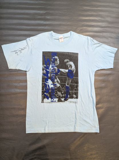 【hand signed autograph】 Masakatsu Funaki  Picture T-shirt