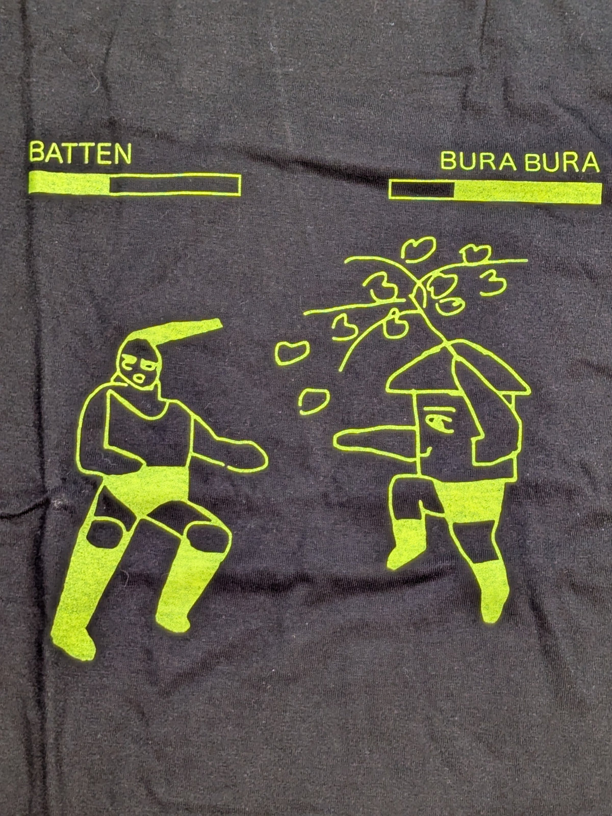 Batten × Burabura Illustration T-Shirt