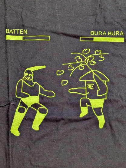 Batten × Burabura Illustration T-Shirt