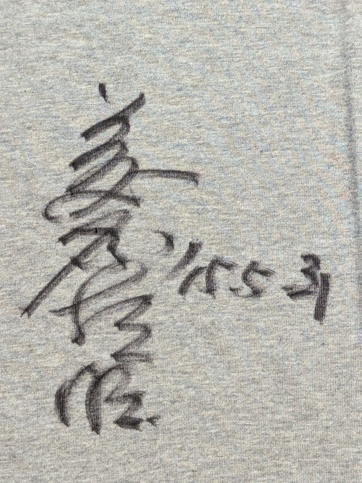 [Yoshiaki Fujiwara  hand signed autograph ] Fujiwara Group Logo Raglan T-Shirt (2)