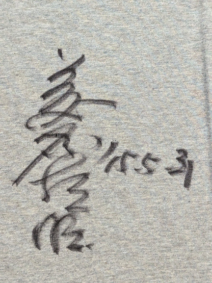 [Yoshiaki Fujiwara  hand signed autograph ] Fujiwara Group Logo Raglan T-Shirt (2)
