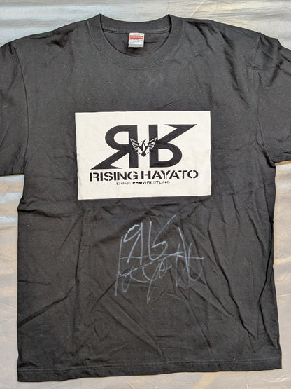 【直筆サイン入り】ライジングHAYATO「愛媛プロレス2018」Tシャツ