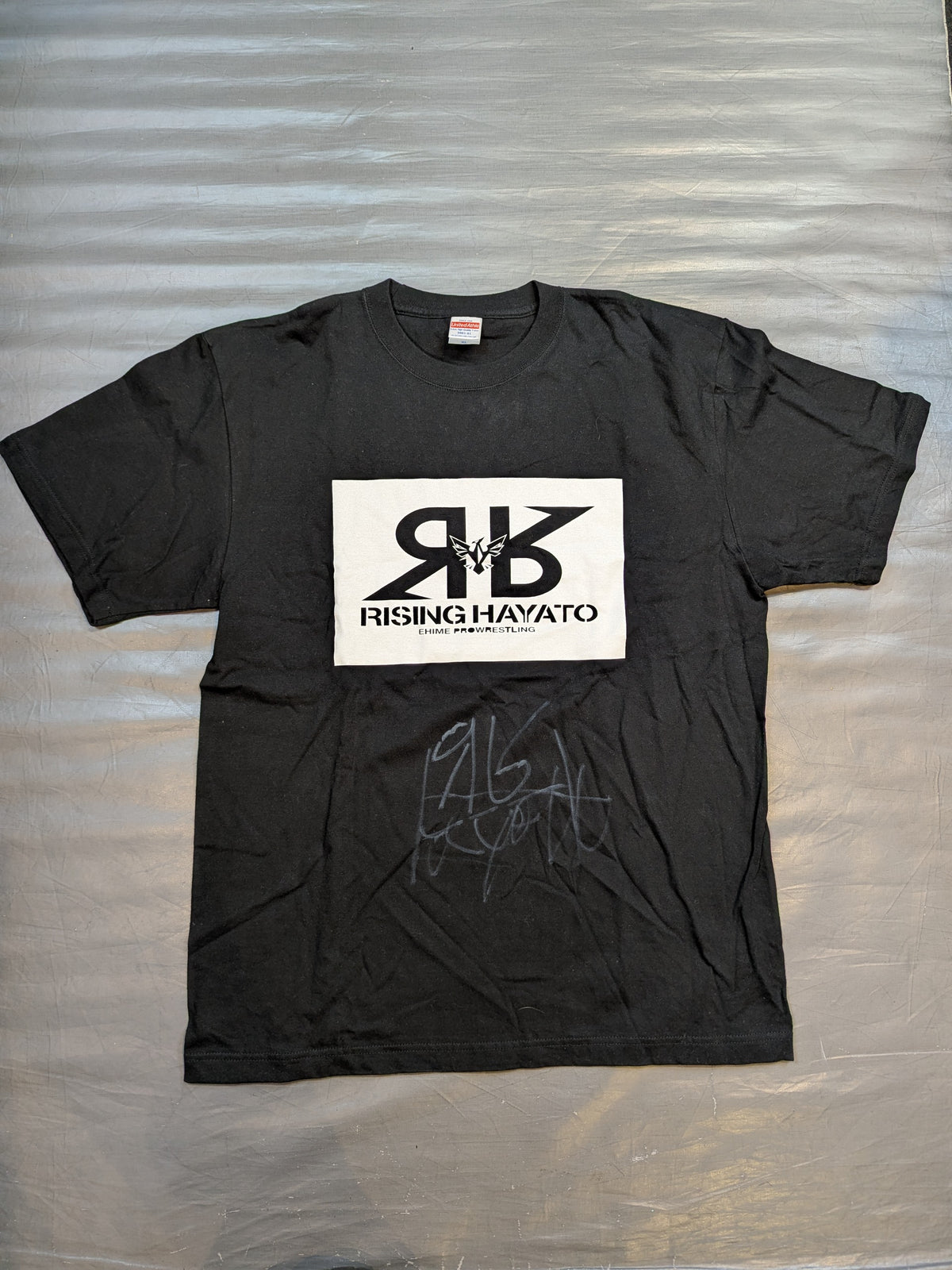 【直筆サイン入り】ライジングHAYATO「愛媛プロレス2018」Tシャツ