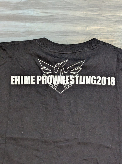 【直筆サイン入り】ライジングHAYATO「愛媛プロレス2018」Tシャツ
