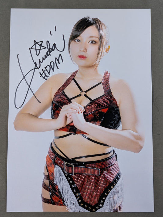 ひめか 直筆サイン入り スターダムポートレート(S-8)