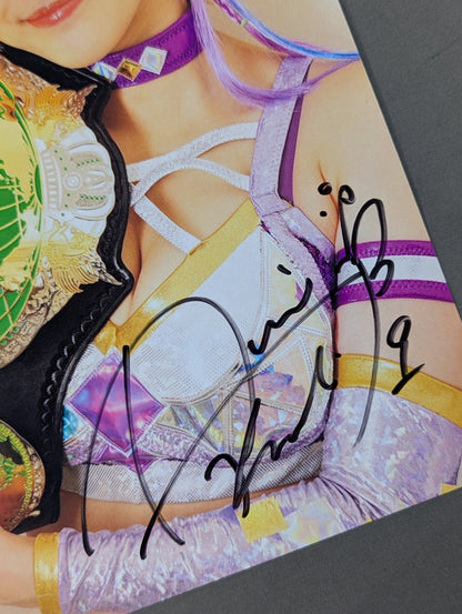 ★ First GHC Women's Champion ★ Amarei Kouki  hand signed autograph  Pro-Photo (4)
