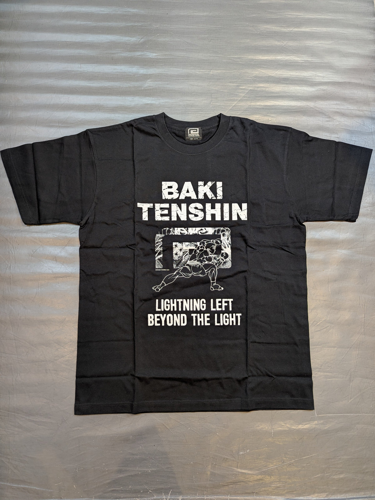 Grappler Baki ×Tenshin Nasukawa × RVDDW T-Shirt (Black)