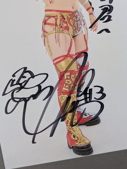 Utami Hayashishita  hand signed autograph  Marigold Pro-Photo  (B-4)