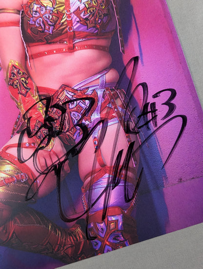 Utami Hayashishita  hand signed autograph  Marigold Pro-Photo  (B-5)