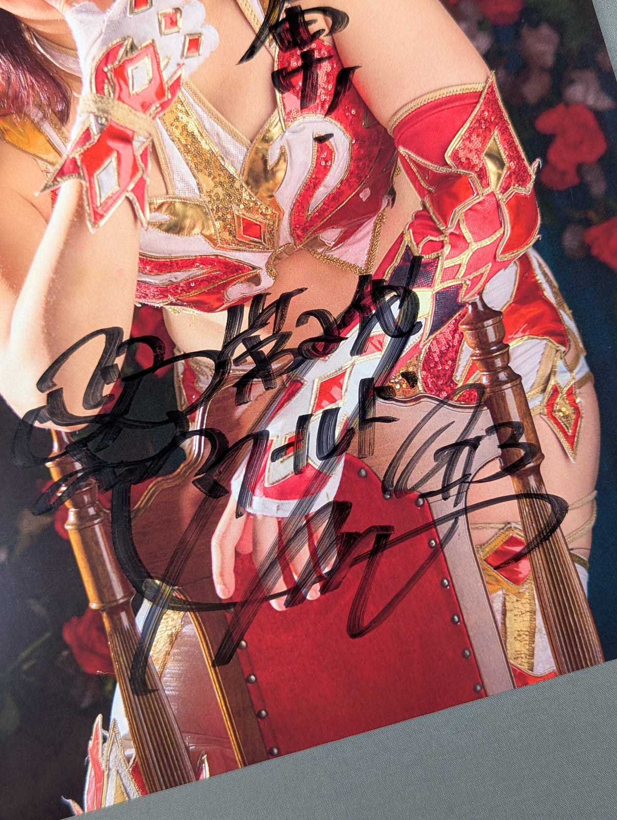 Utami Hayashishita  hand signed autograph  Marigold Pro-Photo  (B-7)