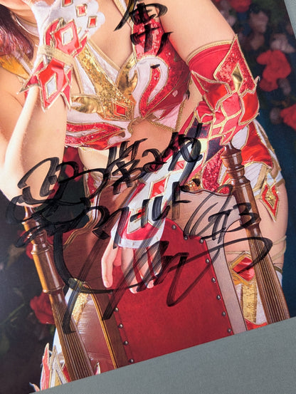 Utami Hayashishita  hand signed autograph  Marigold Pro-Photo  (B-7)