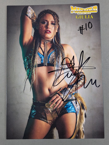 Giulia  hand signed autograph  Marigold Pro-Photo  (B-4)