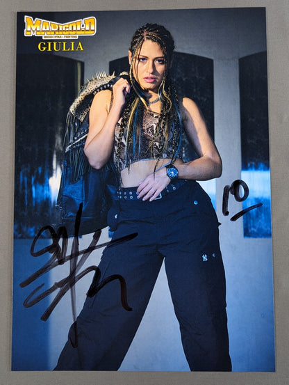 Giulia  hand signed autograph  Marigold Pro-Photo  (B-6)
