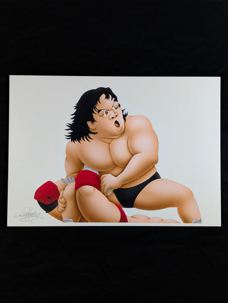 ★坂井永年氏 原画作品★「革命戦士」長州力