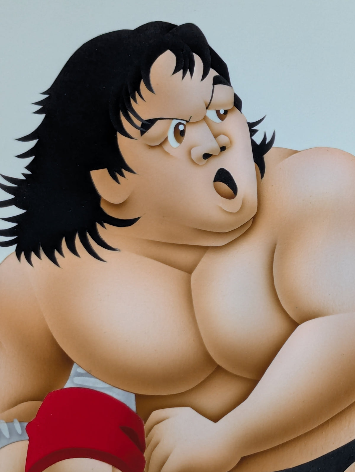 ★坂井永年氏 原画作品★「革命戦士」長州力