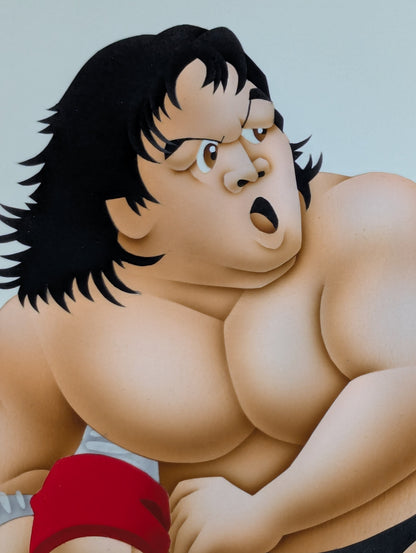 ★坂井永年氏 原画作品★「革命戦士」長州力