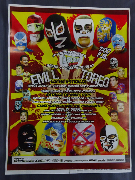 9 ANNIVERSARIO CMLL 2000年 ARENA COLISEO 4 DEJULIO