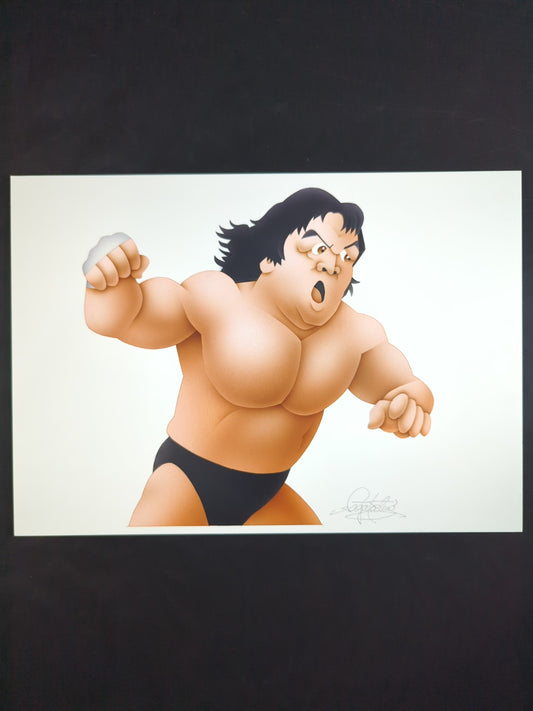 ★坂井永年氏 原画作品★「革命戦士」長州力