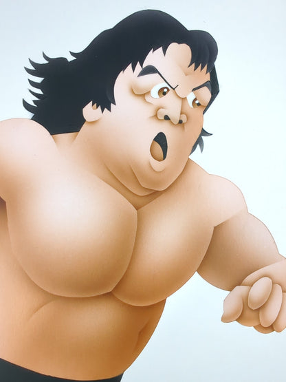★坂井永年氏 原画作品★「革命戦士」長州力