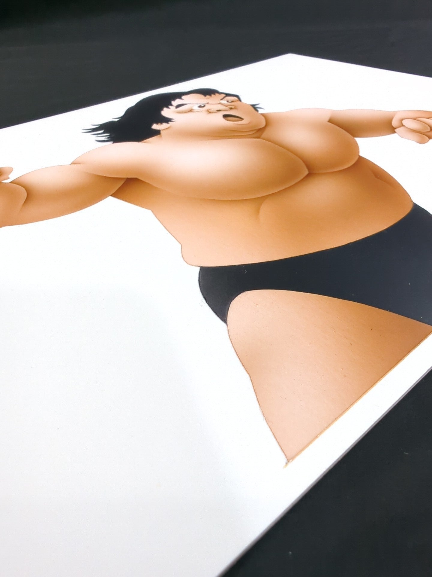 ☆坂井永年氏 原画作品☆「革命戦士」長州力 – 闘道館