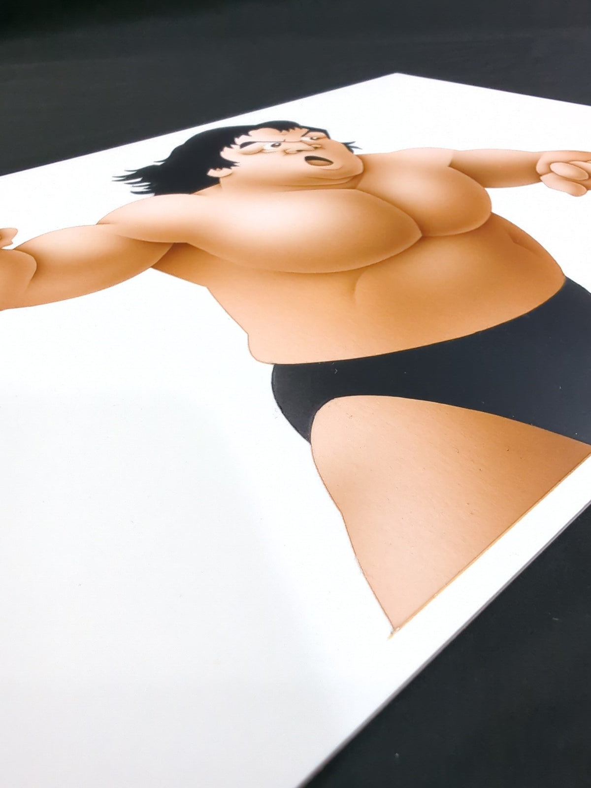 ★坂井永年氏 原画作品★「革命戦士」長州力