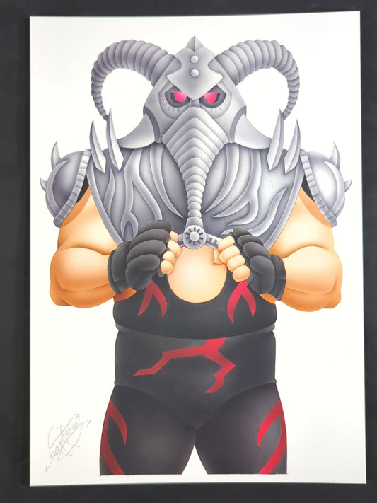 ★坂井永年氏 原画作品★「皇帝戦士」ビッグバン・ベイダー