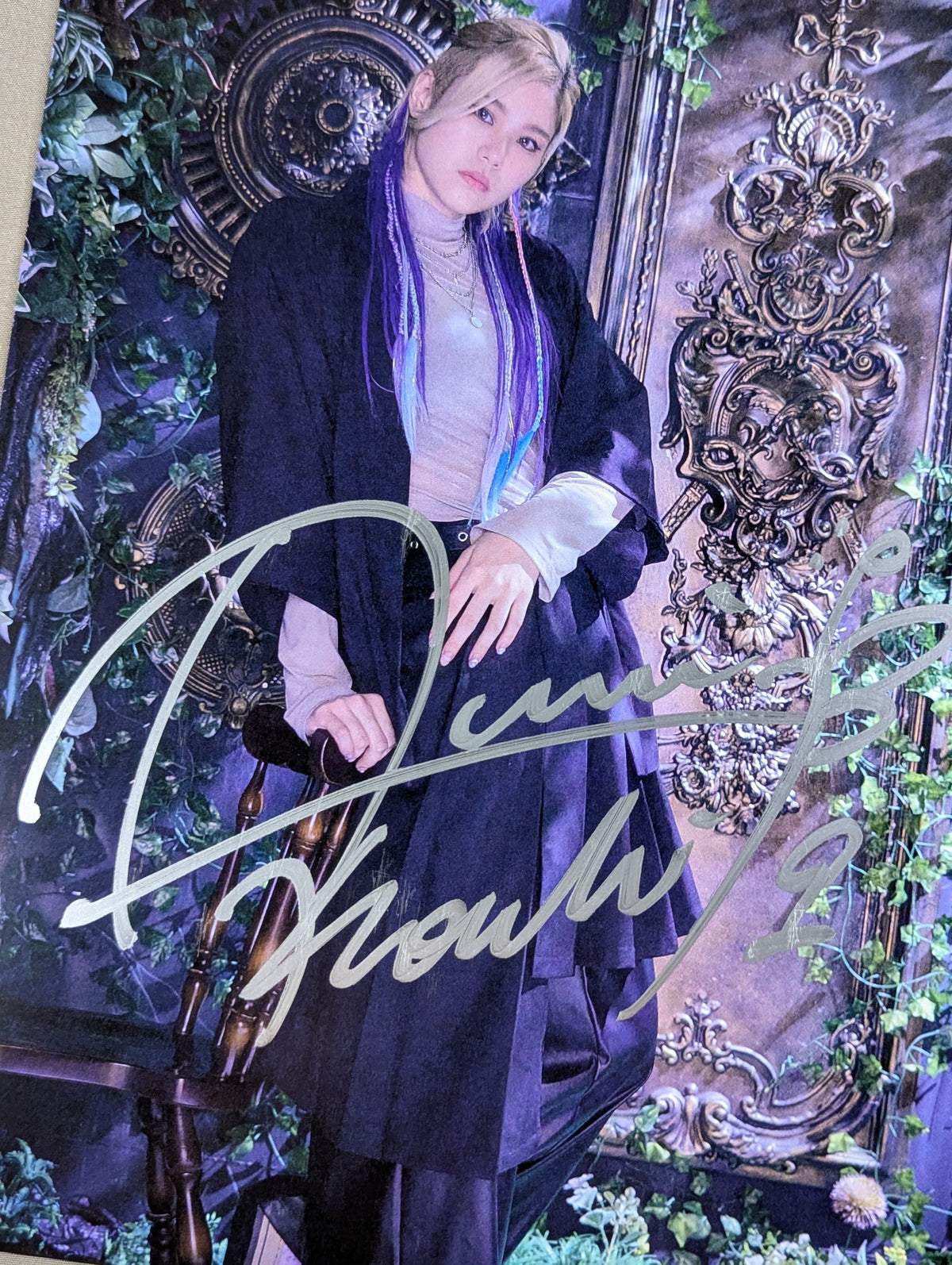 天麗皇希 直筆サイン入り  ポートレート(E-9)