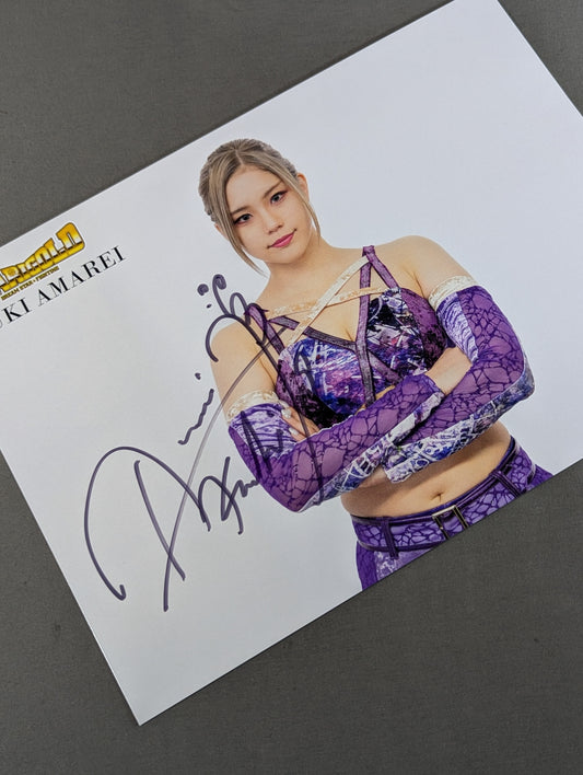 Amarei Kouki  hand signed autograph  Pro-Photo  (F-5)