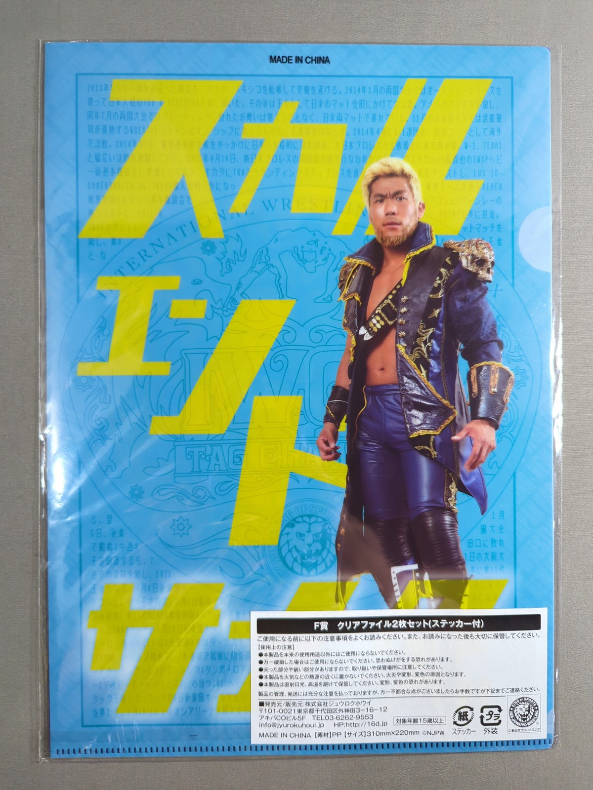 ★ Set of 2 EVIL & SANADA plastic file folder stickers ★