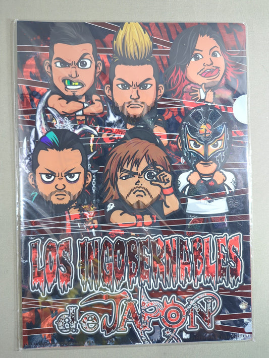 New Japan Pro Wrestling  plastic file folder  3-Disc Set D