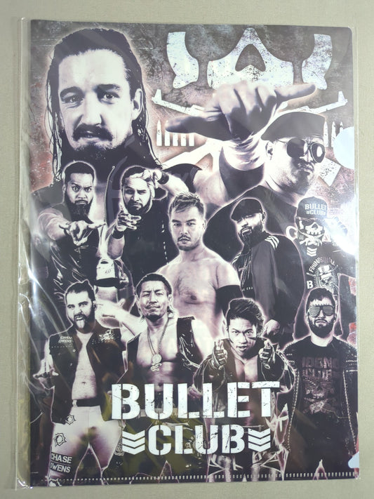 BULLET CLUB plastic file folder & sticker set