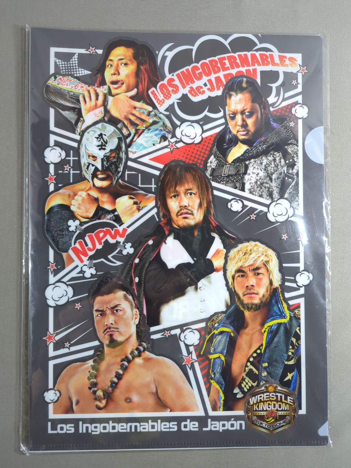 新日本プロレス WRESTLE KINGDOM 14 クリアファイル3枚セットC