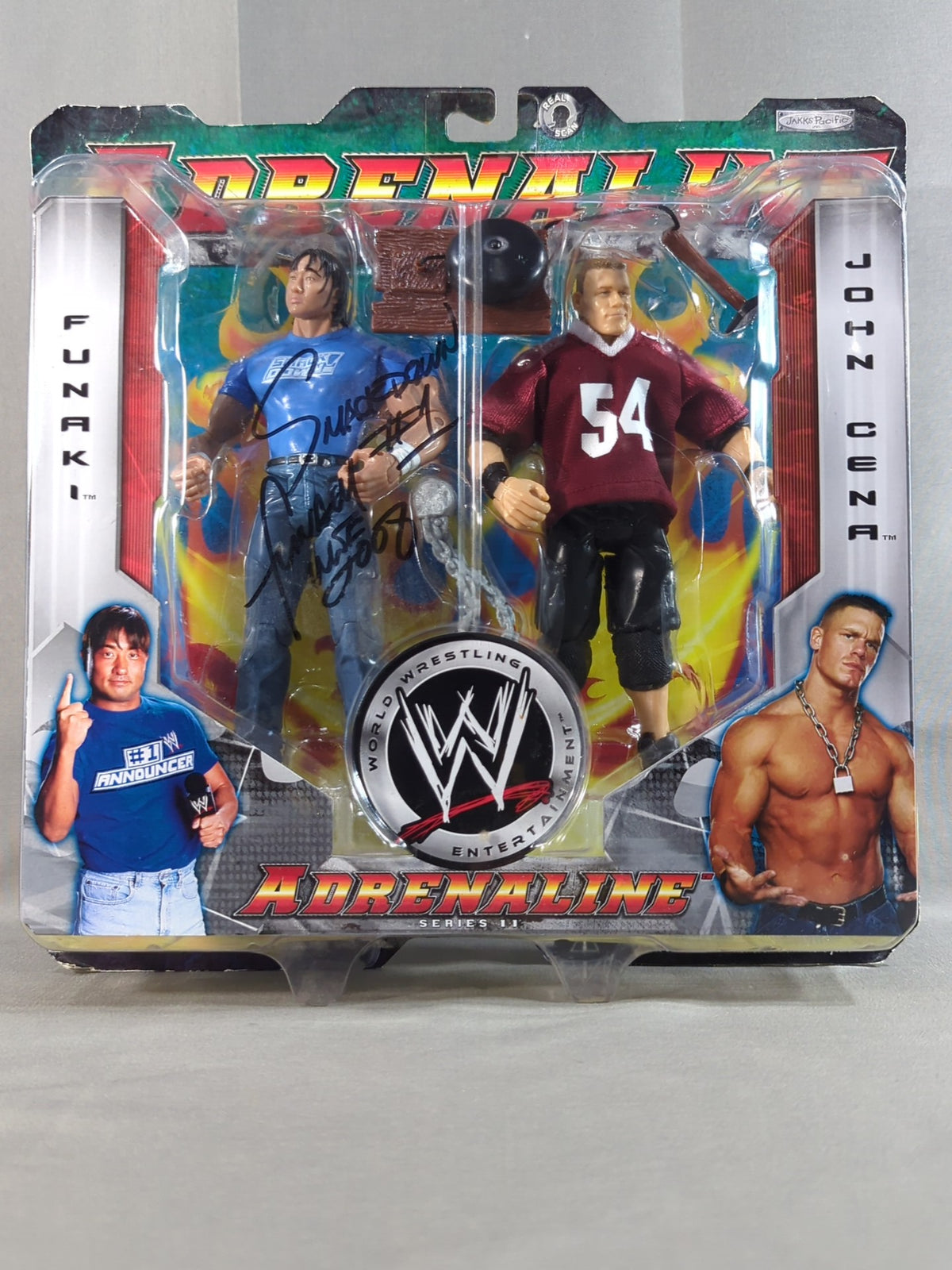[Funaki hand signed autograph ] Funaki & John Cena
