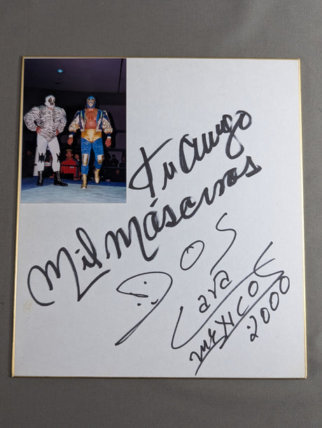 ミル・マスカラス＆ドス・カラス(ブロマイド貼付)