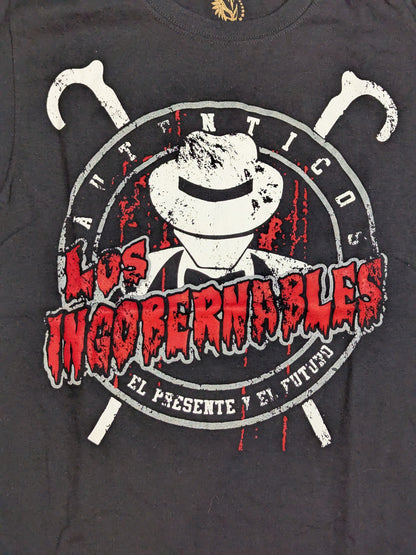 ★ Made ★ in Mexico LOS INGOBERNABLES T-Shirt (1) (Black)