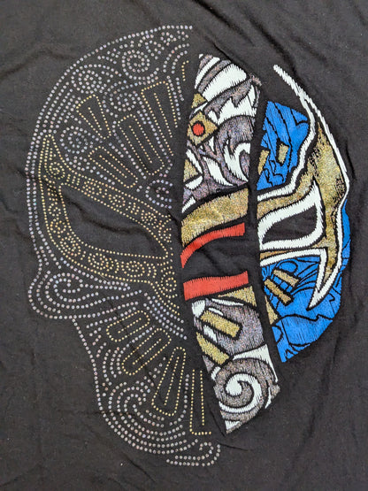 Mistico Mask Illustration T-Shirt (Black)