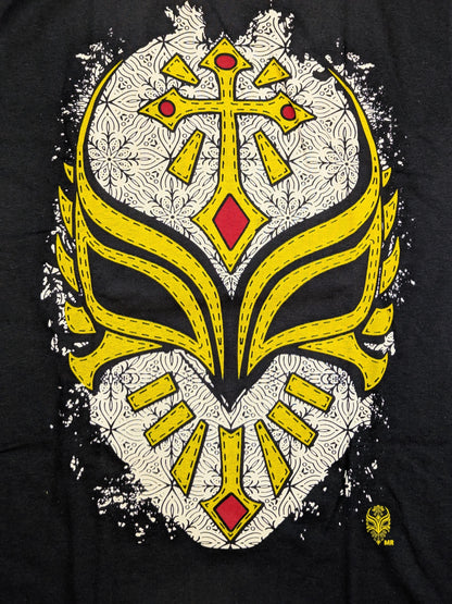 【直筆サイン入り】カリスティコ マスクイラストTシャツ(ブラック)