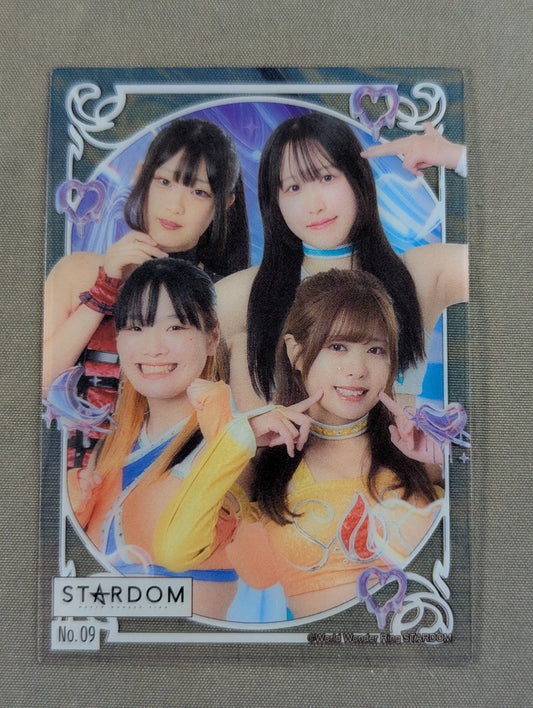 浜辺纏＆金屋あんね＆儛島エマ＆古沢稀杏 コレクションクリアカード