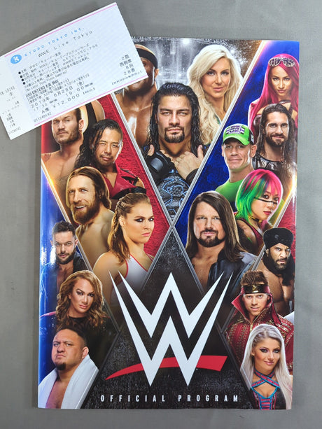 【半券付】WWE OFFICIAL PROGRAM 2018(B)