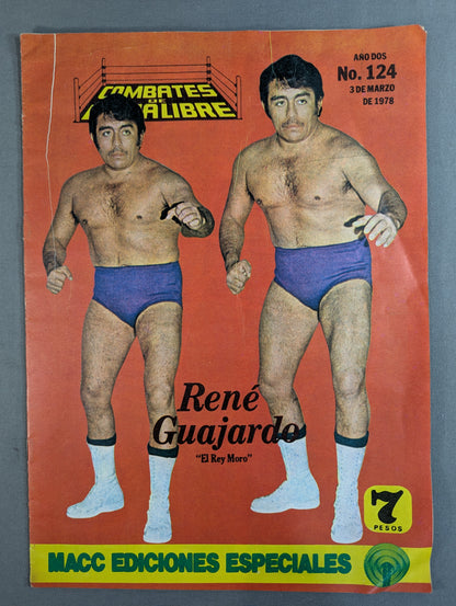 COMBATES DE LUCHA LIBRE No.124 ★MACC EDICIONES ESPECIALES★