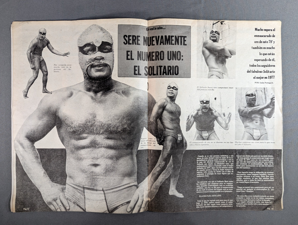 COMBATES DE LUCHA LIBRE No.124 ★MACC EDICIONES ESPECIALES★