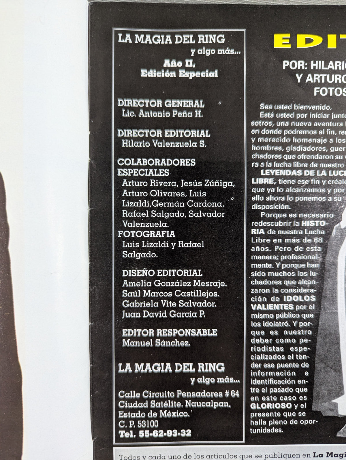 LA MAGIA DEL RING ★PRESENTA EL ESPECIAL DE... BLACK SHADOW★