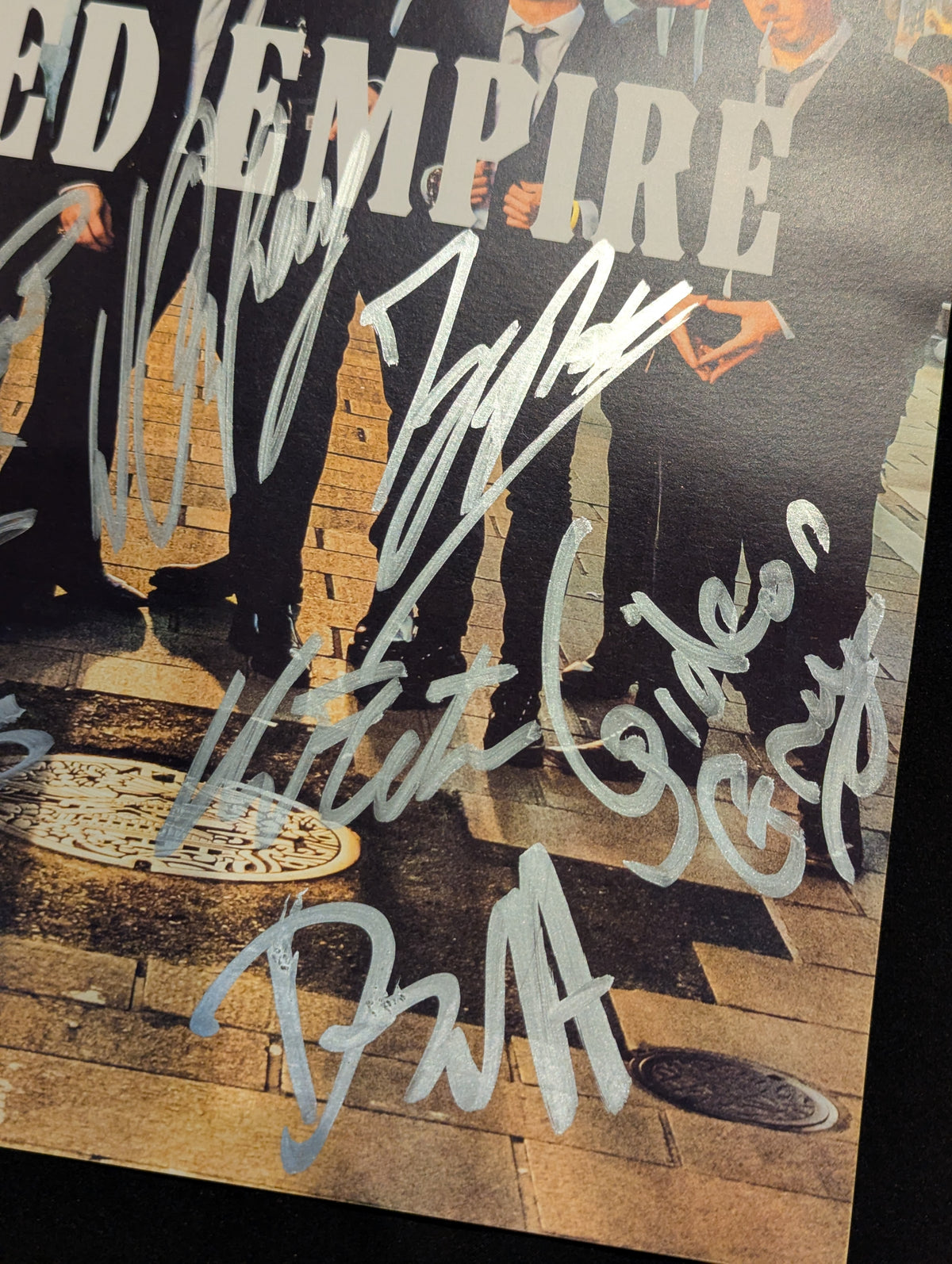 [9 fighters hand signed autograph ] United Empire Pro-Photo 