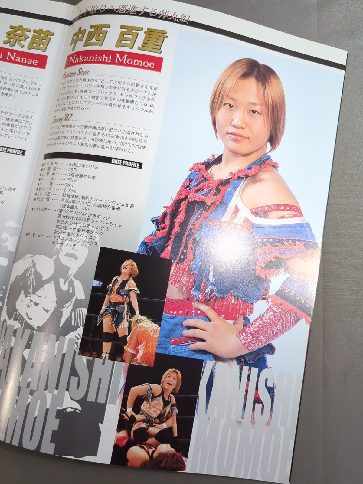 [Momoshige Nakanishi hand signed autograph] Ringstar PROGRAM / Future-Shock '02