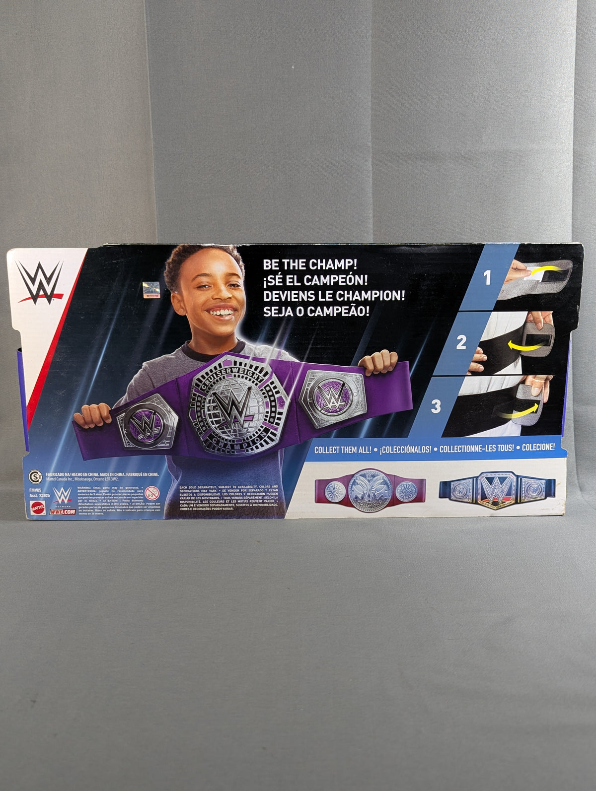 WWE CRUISERWEIGHT CHAMPIONSHIP BELT Toy Belt