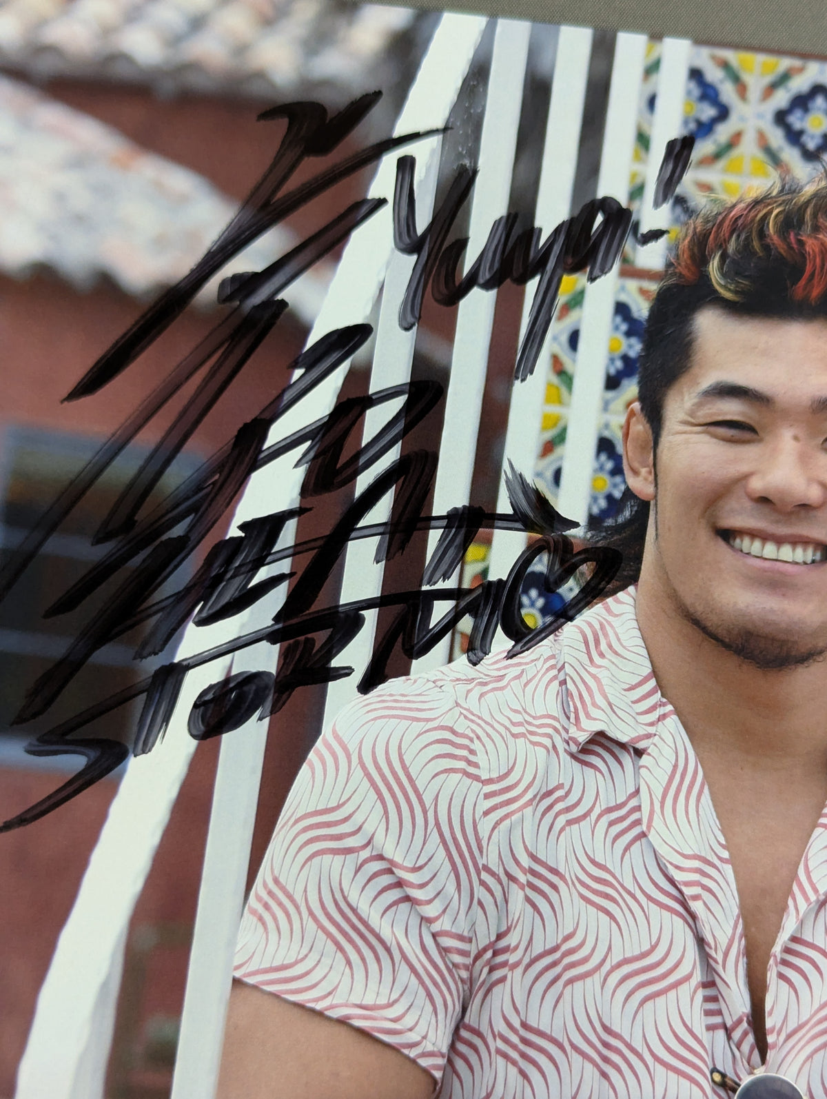 Yuya Uemura  hand signed autograph  Pro-Photo  (A-1)